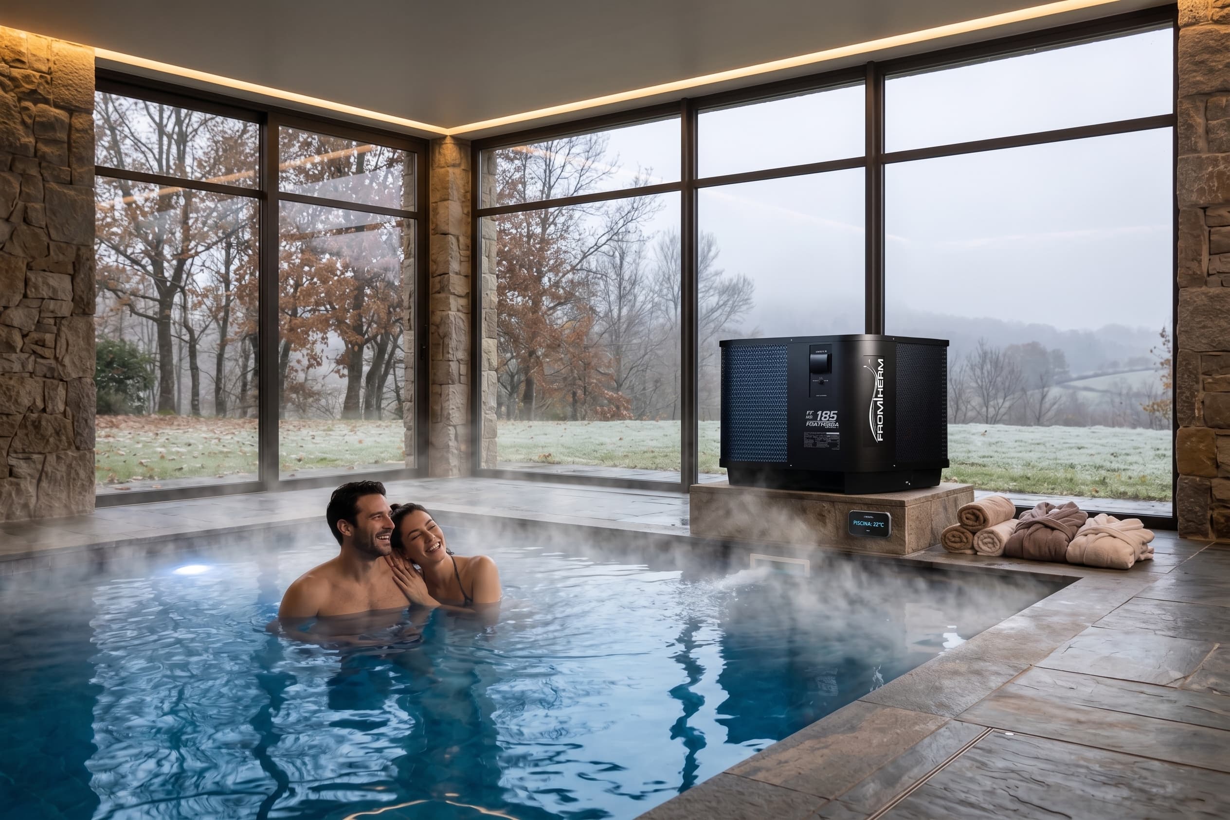 Aquecimento de spas e hidromassagens com bombas de calor