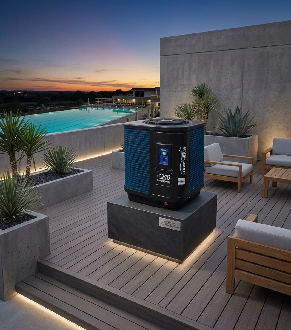 Linha FT Fromtherm: bomba de calor On/Off robusta para piscinas