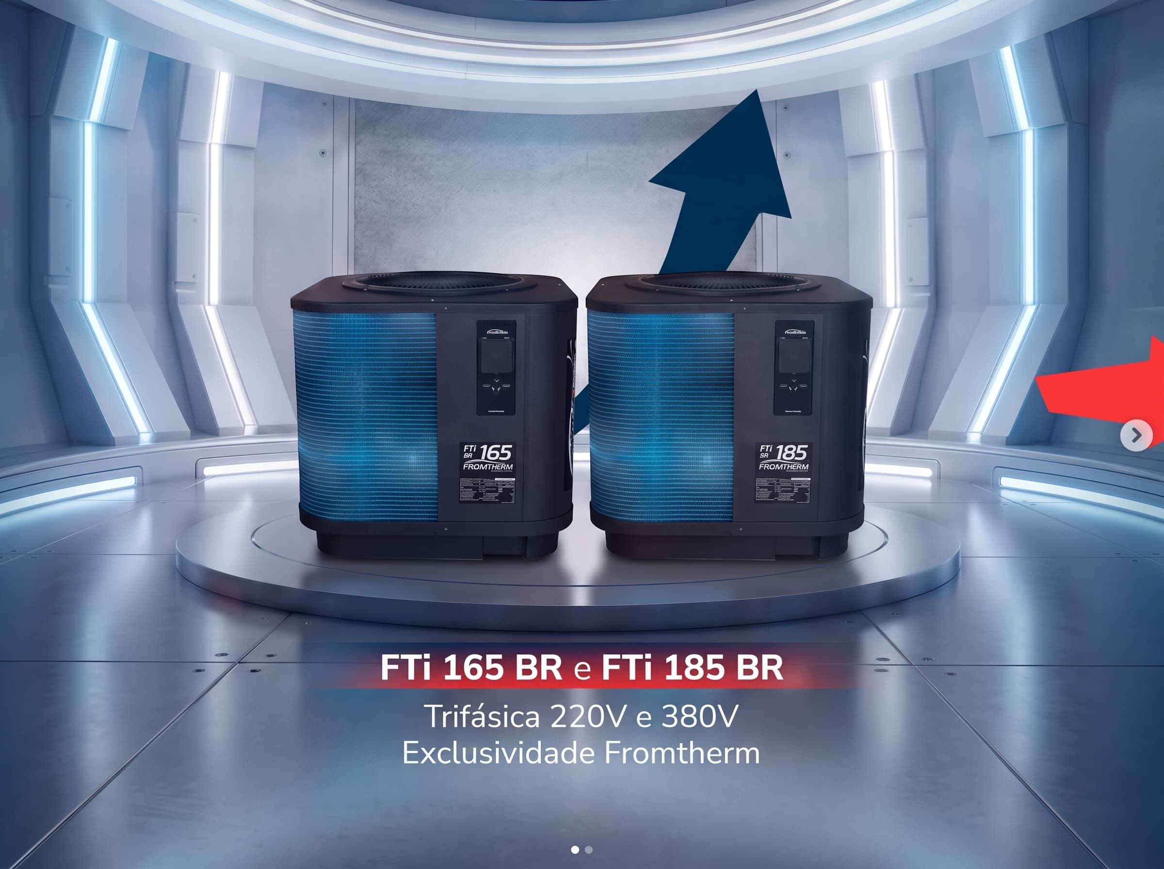 FTiBR Fromtherm: Full Inverter nacional com carcaça ABS e rede trifásica